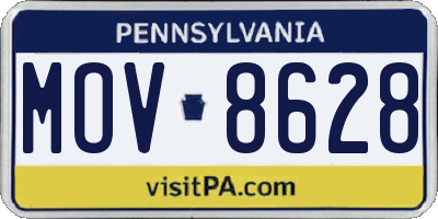 PA license plate MOV8628