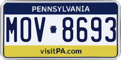 PA license plate MOV8693