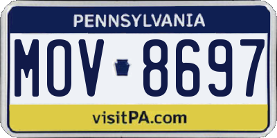 PA license plate MOV8697