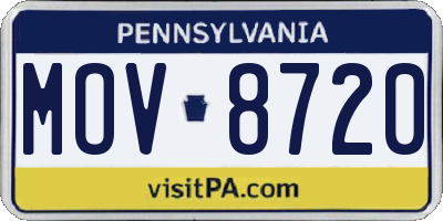 PA license plate MOV8720
