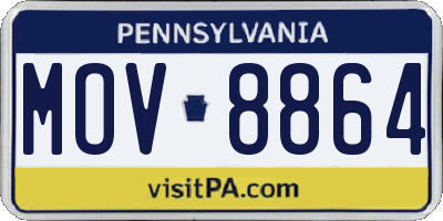 PA license plate MOV8864