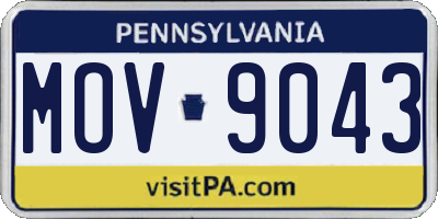 PA license plate MOV9043