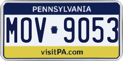 PA license plate MOV9053