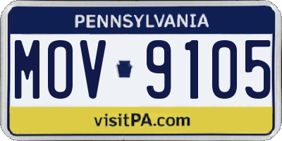 PA license plate MOV9105