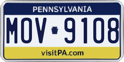 PA license plate MOV9108