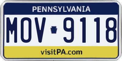 PA license plate MOV9118