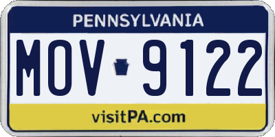 PA license plate MOV9122