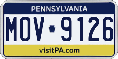 PA license plate MOV9126