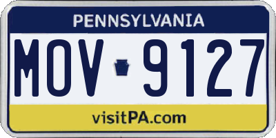 PA license plate MOV9127