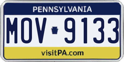 PA license plate MOV9133