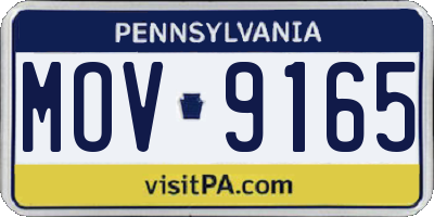 PA license plate MOV9165