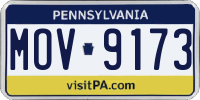 PA license plate MOV9173