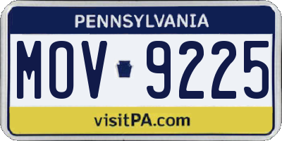PA license plate MOV9225