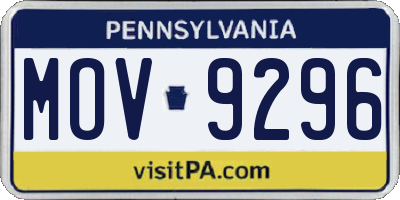 PA license plate MOV9296