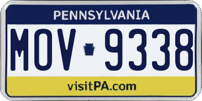 PA license plate MOV9338