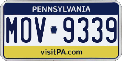 PA license plate MOV9339