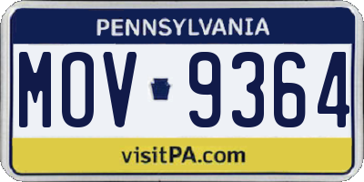 PA license plate MOV9364