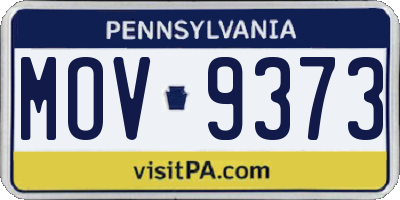 PA license plate MOV9373