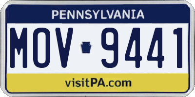 PA license plate MOV9441