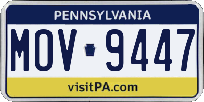 PA license plate MOV9447