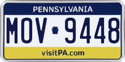 PA license plate MOV9448