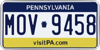 PA license plate MOV9458