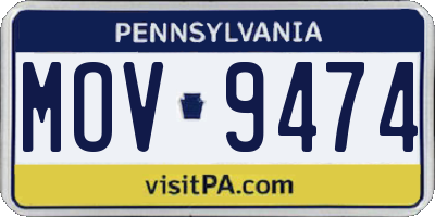 PA license plate MOV9474