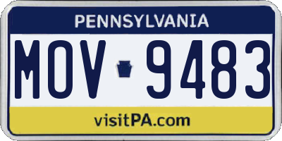 PA license plate MOV9483
