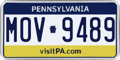 PA license plate MOV9489