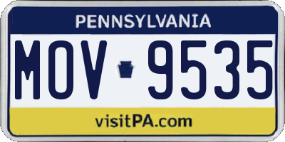 PA license plate MOV9535