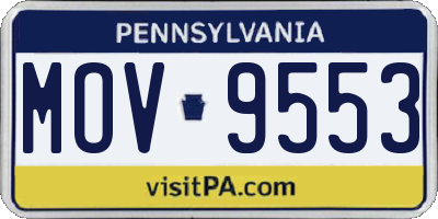 PA license plate MOV9553