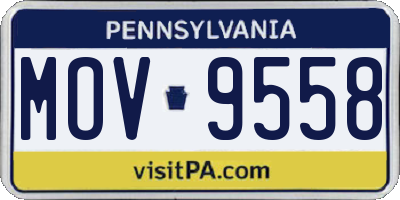 PA license plate MOV9558
