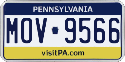 PA license plate MOV9566