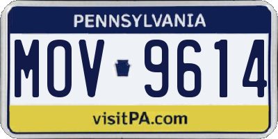 PA license plate MOV9614