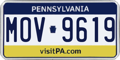 PA license plate MOV9619