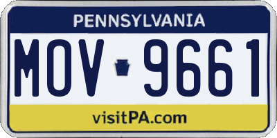 PA license plate MOV9661