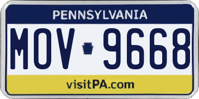 PA license plate MOV9668