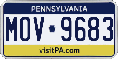 PA license plate MOV9683