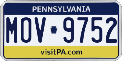 PA license plate MOV9752