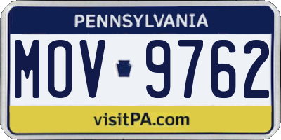 PA license plate MOV9762