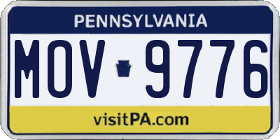PA license plate MOV9776