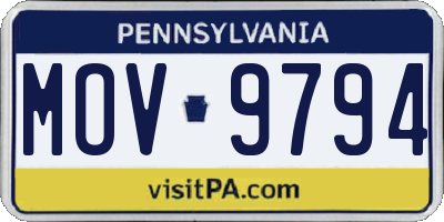 PA license plate MOV9794