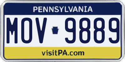 PA license plate MOV9889