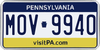 PA license plate MOV9940