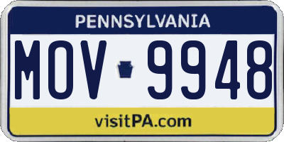 PA license plate MOV9948