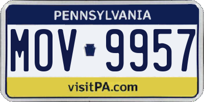 PA license plate MOV9957