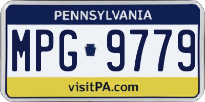 PA license plate MPG9779