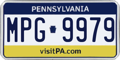 PA license plate MPG9979