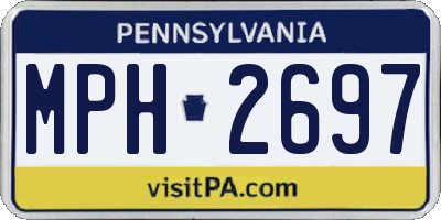 PA license plate MPH2697