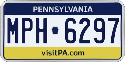 PA license plate MPH6297